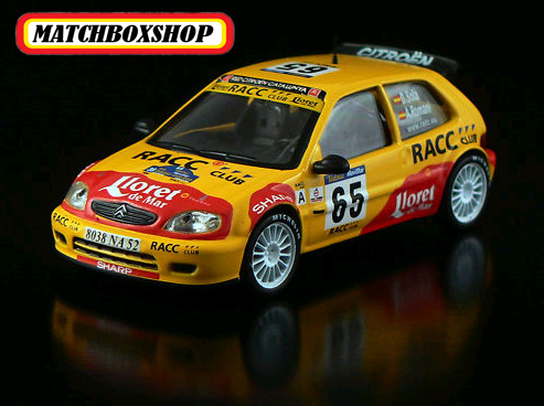 Matchboxshop IXO Citroen Saxo S1600-Rally Catalunya 2002