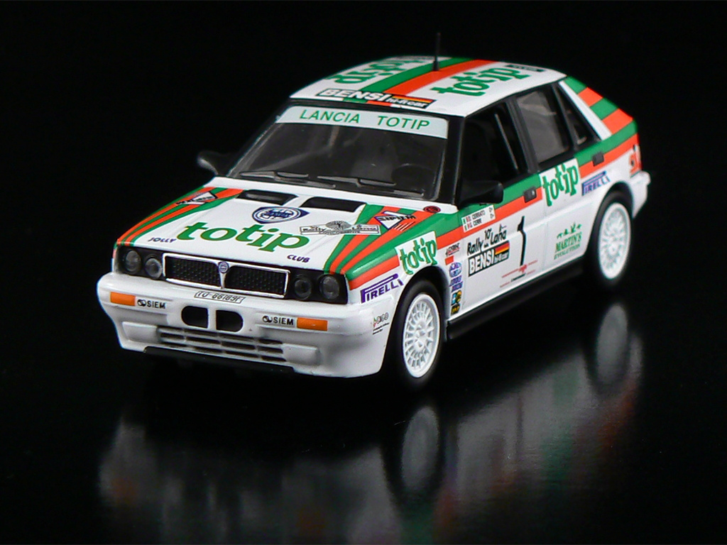 Matchboxshop IXO Lancia Delta HF 4WD Rally Della Lana 1987