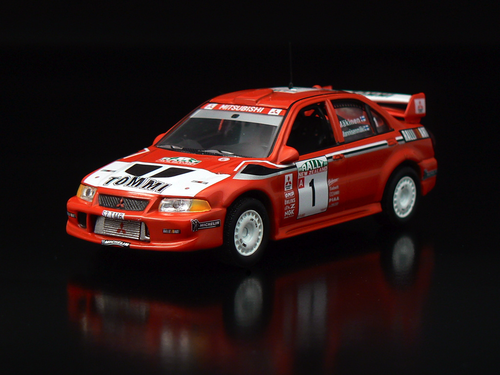 Matchboxshop IXO Mitsubishi Lancer Evo VI Rally New Zealand 1999