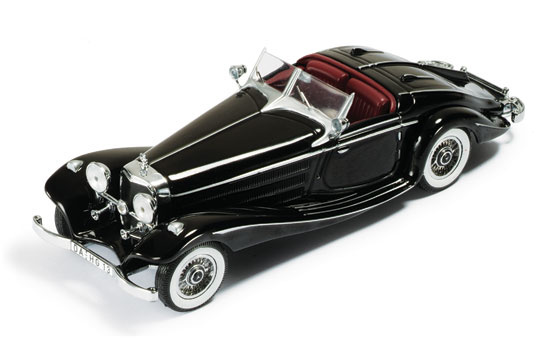 IXO Museum 1936 Mercedes Benz 540K Special Roadster Black 1-43