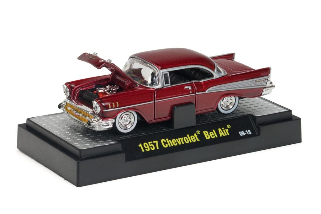 M2 Auto-Thentics Release 8 1957 Chevrolet Bel Air Red