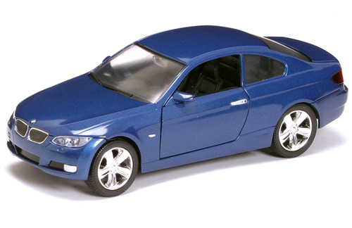 Yatming 2007 BMW 335I COUPE BLUE 1-24