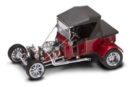 Yatming 1925 Ford Roadster T-Bucket Hard Top, Burgundy 1-18