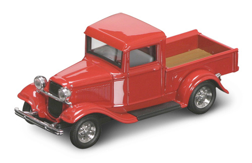 Yatming 1934 FORD PICK UP RED 1-43