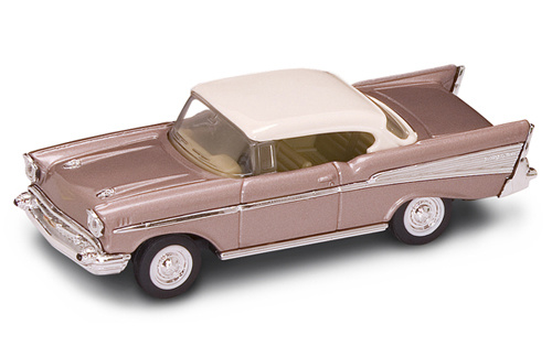 Yatming 1957 CHEVROLET BEL AIR DUSK PEARL 1-43