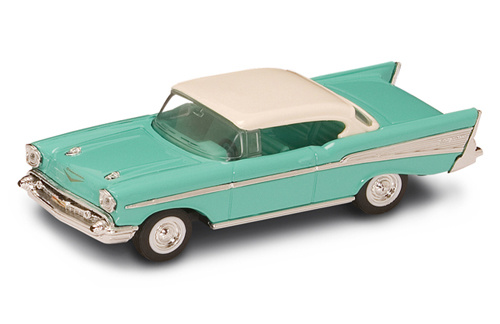 Yatming 1957 CHEVROLET BEL AIR TURQUOISE 1-43