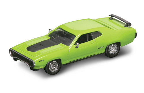 Yatming 1971 PLYMOUTH GTX GREEN 1-43