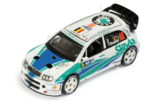 IXO Skoda Fabia WRC Rally Germany 2006 '18' Duval-Pivato