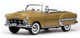 SunStar 1953 Chevrolet Bel Air Convertible, Sun Gold 1-18 01