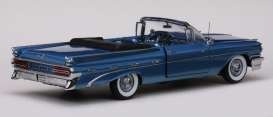 SunStar 1959 Pontiac Bonneville Convertible, Vanguard Blue Metal