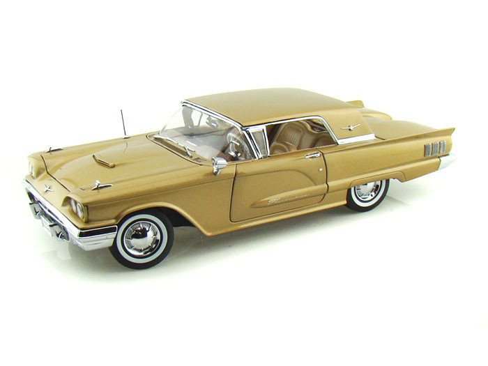 SunStar 1960 Ford Thunderbird Hard Top, Gold Dust 1-18 01