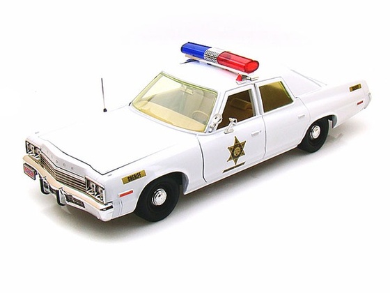 Johnny Lightning 1974 Dodge Monaco Police Car 'Dukes of Hazzard'