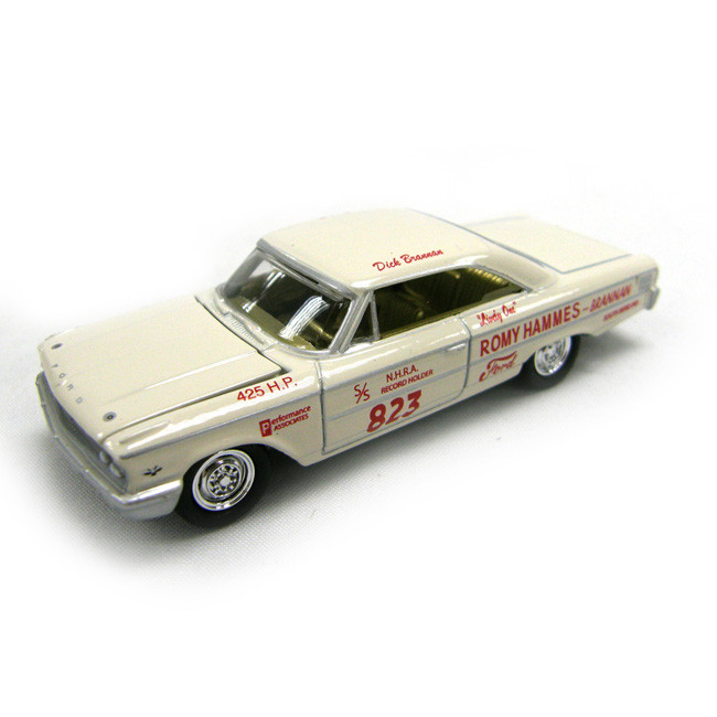 Johnny Lightning 2.0 R7 1963 Ford Galaxie - Dick Brannan Race Ca