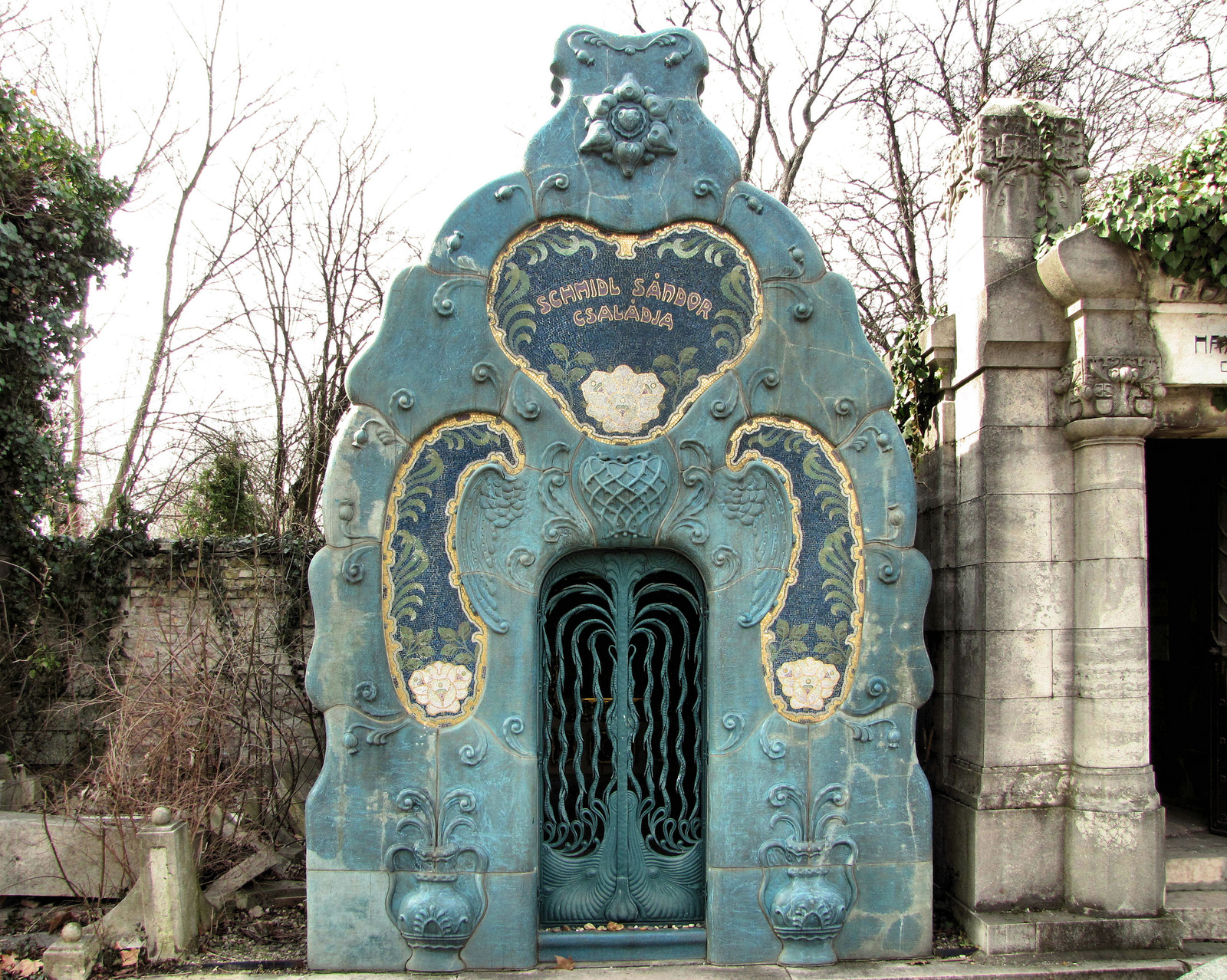 Schmidl sírbolt, Kozma utcai temető, Budapest
