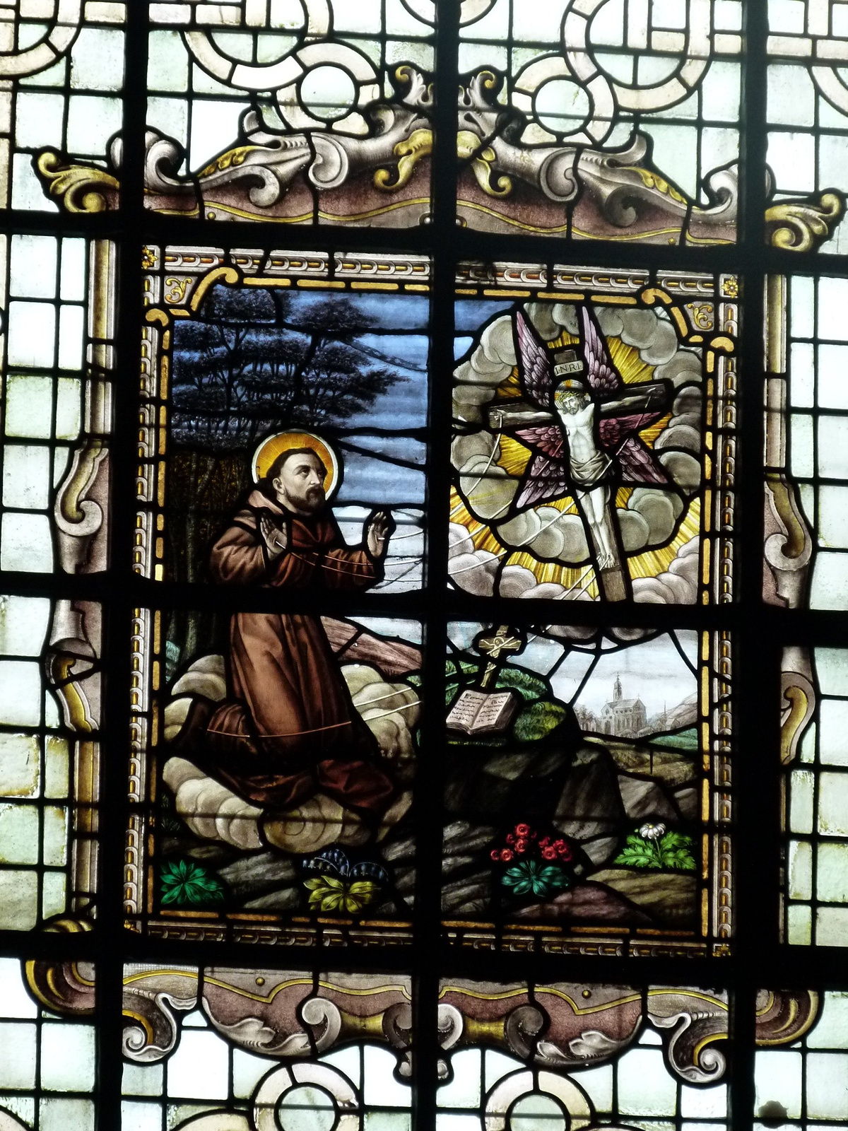 Brugge - kolostor templomának ablaka (P1280265)