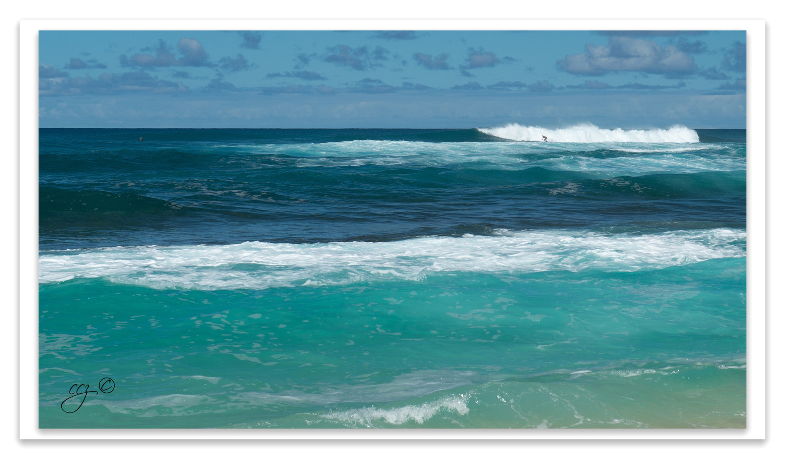 lone surfer