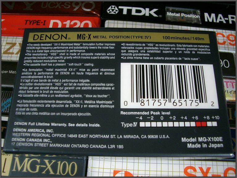 DENON MG-X 100 B 1992