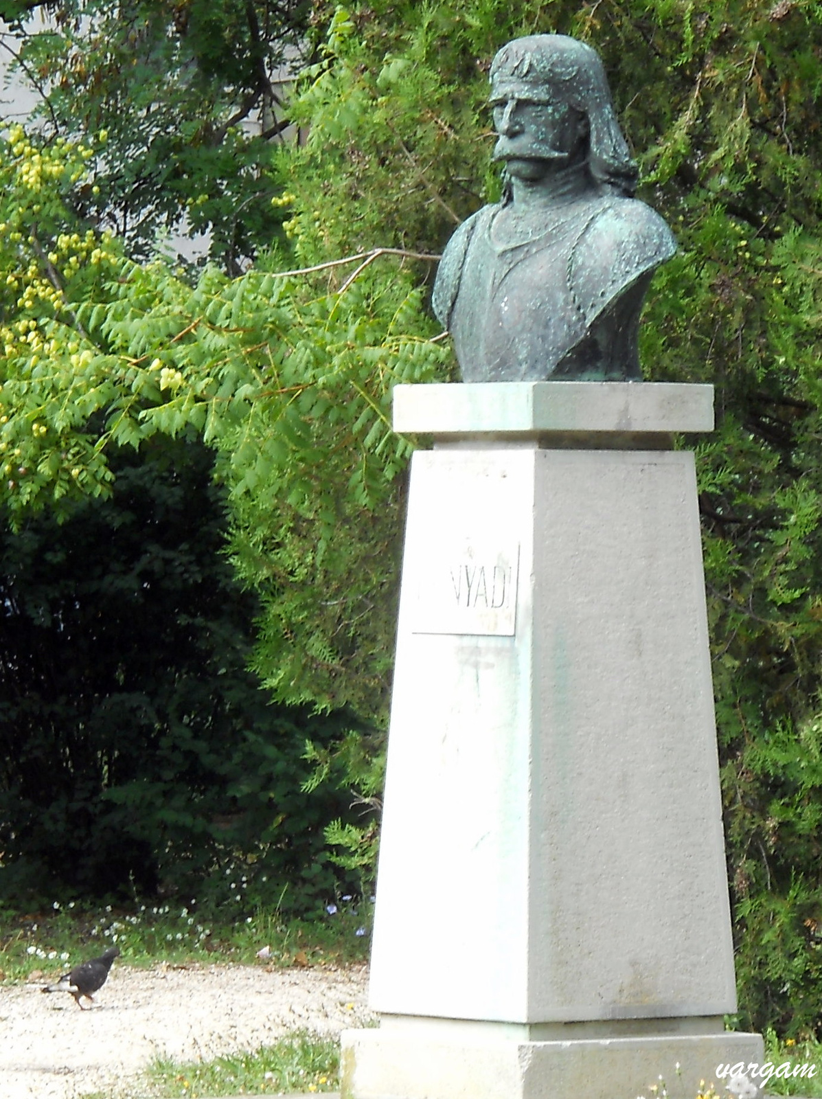 Hunyadi János szobor (Kis Kovács Gyula alkotása. Tatabánya