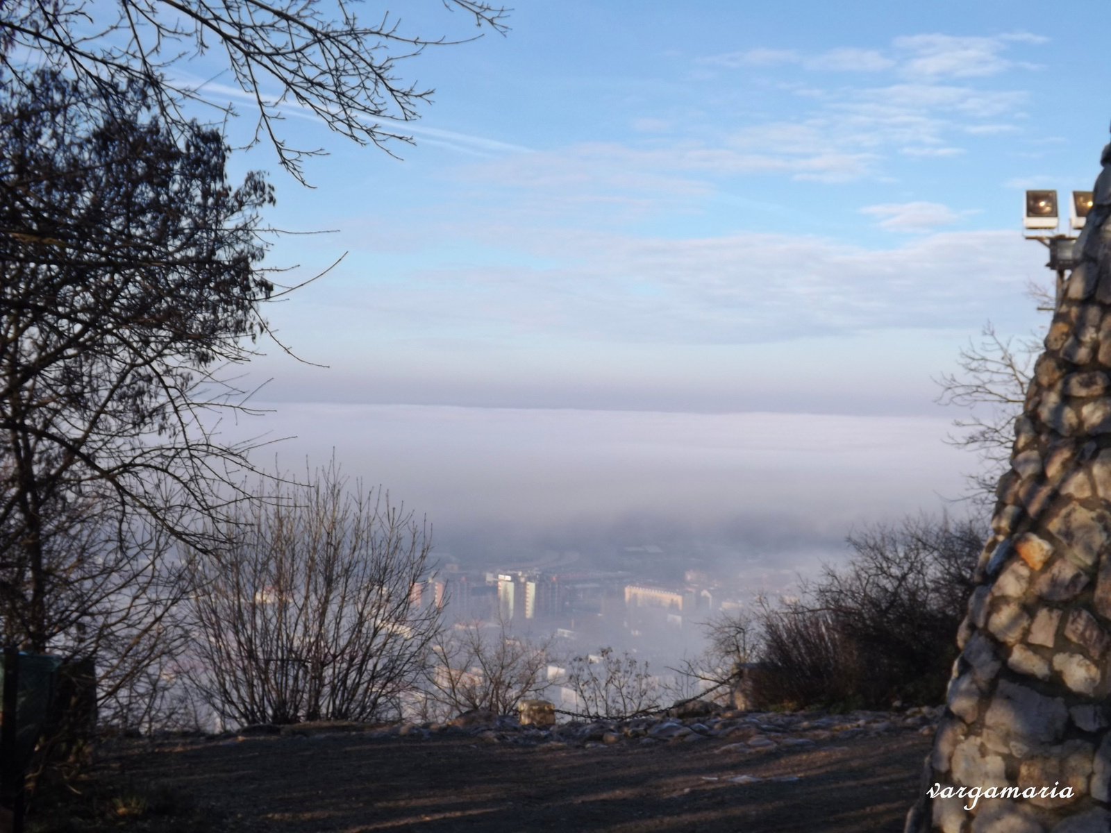 Tatabánya - Kő hegyen a Turulnál 2015.december 26