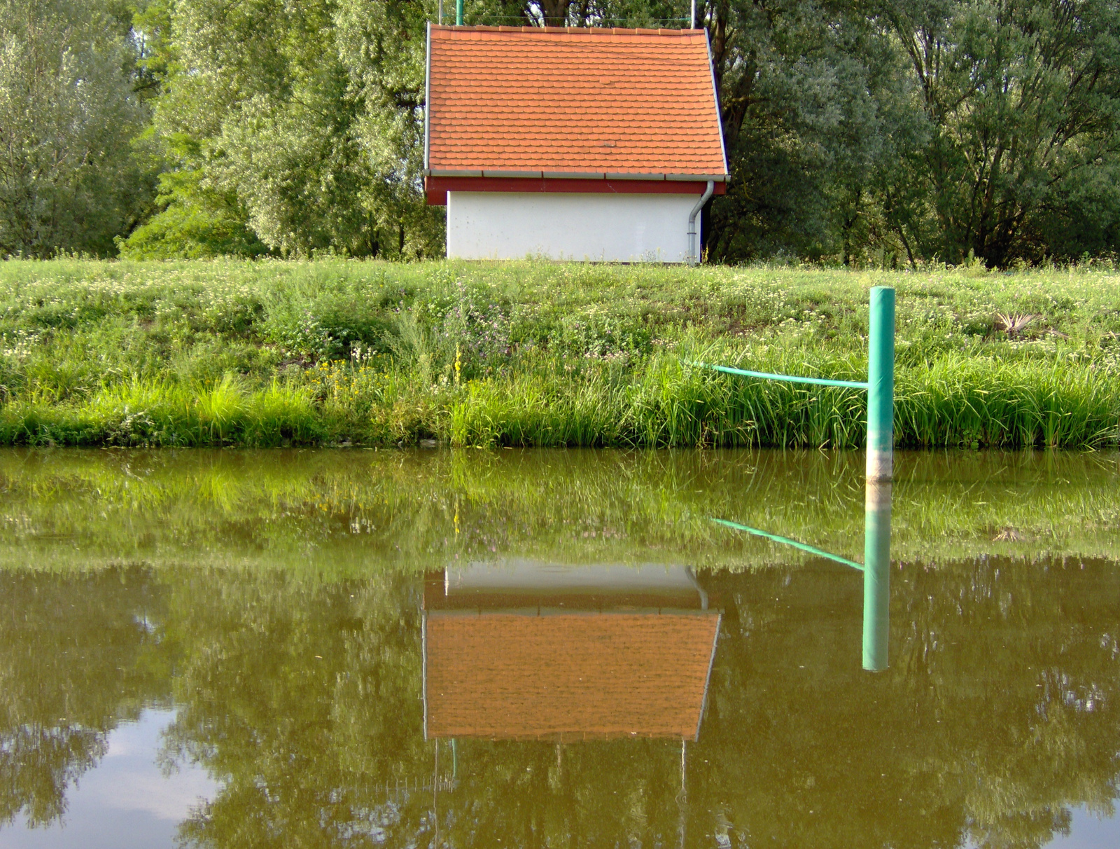 Kisbalaton átfolyó csatorna Balatonmagyaród előtt 3