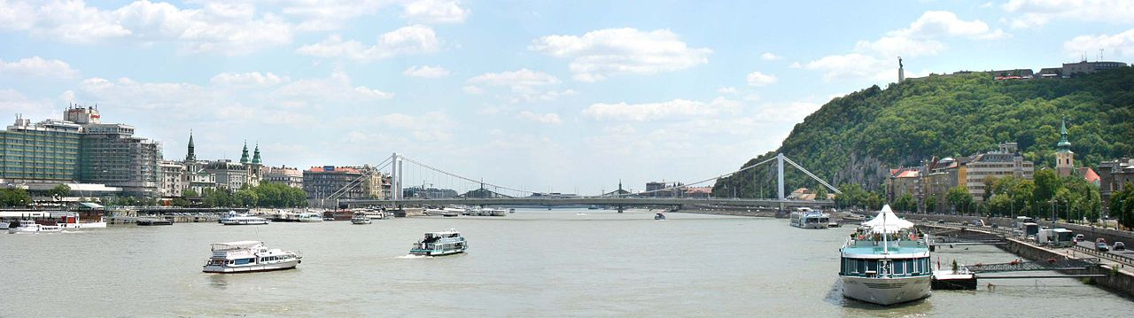 Budapest Panorama with Elizabeth (Sissi) bridge