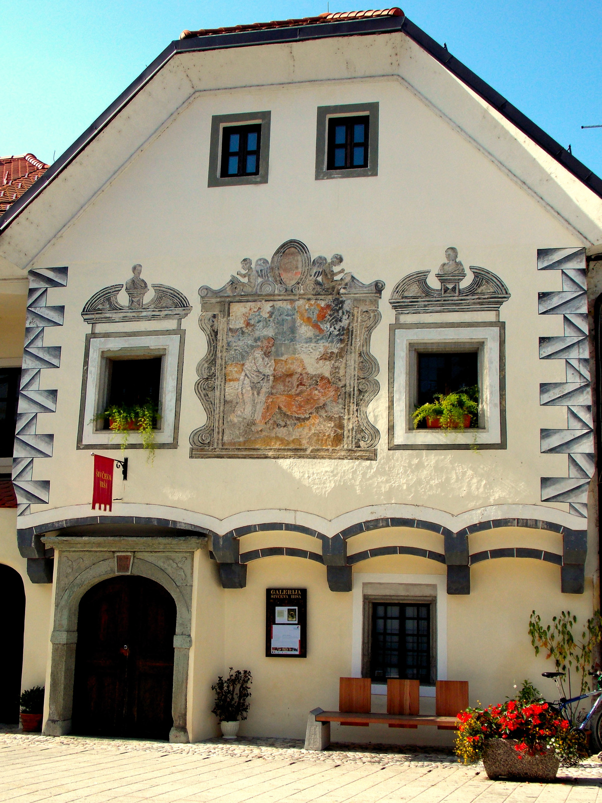 Festett ház Radovljicában