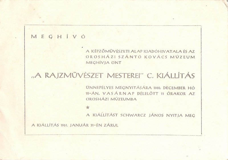 Orosháza * 1960.*