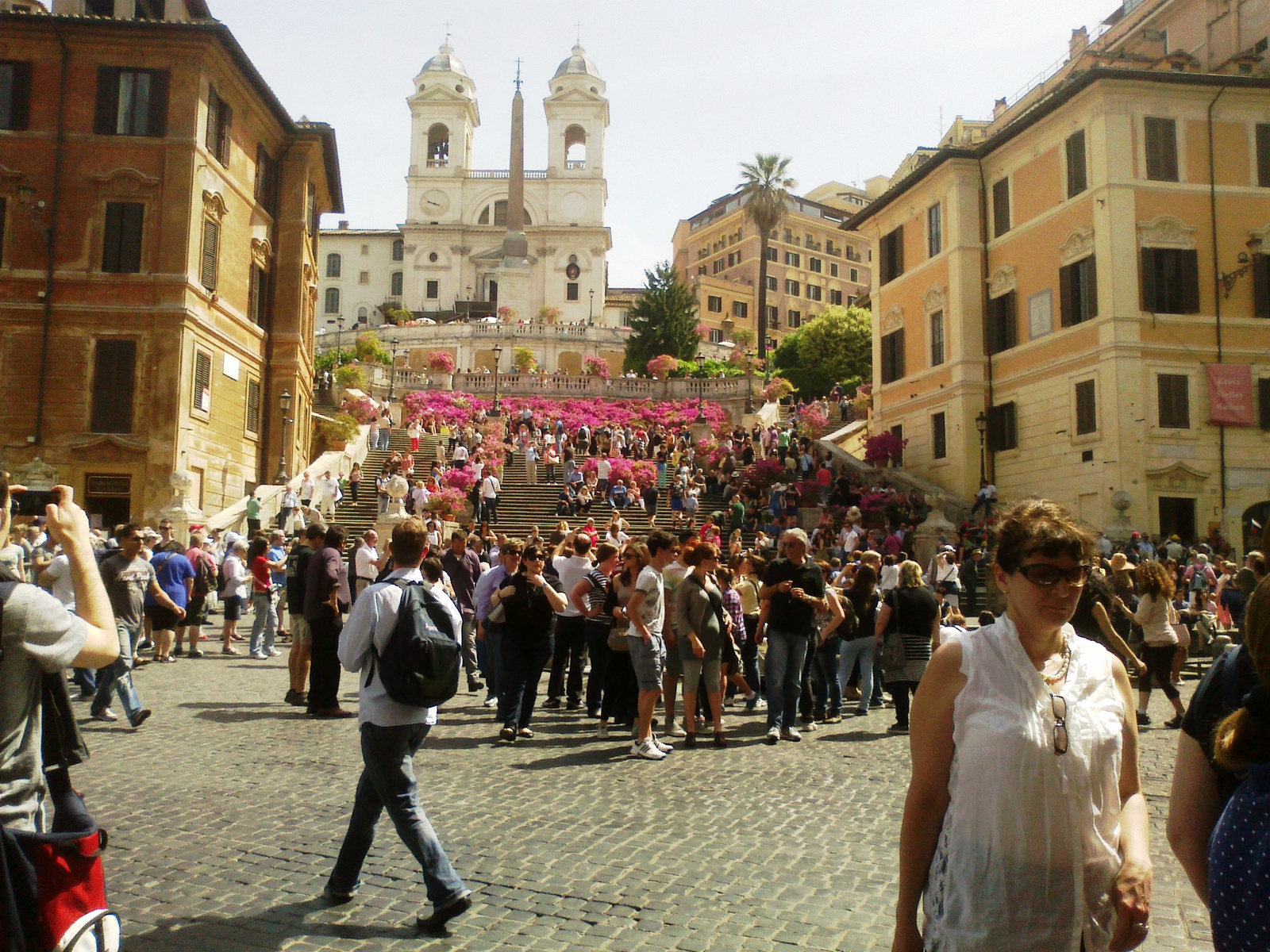 Piazza di Spagna in maggio