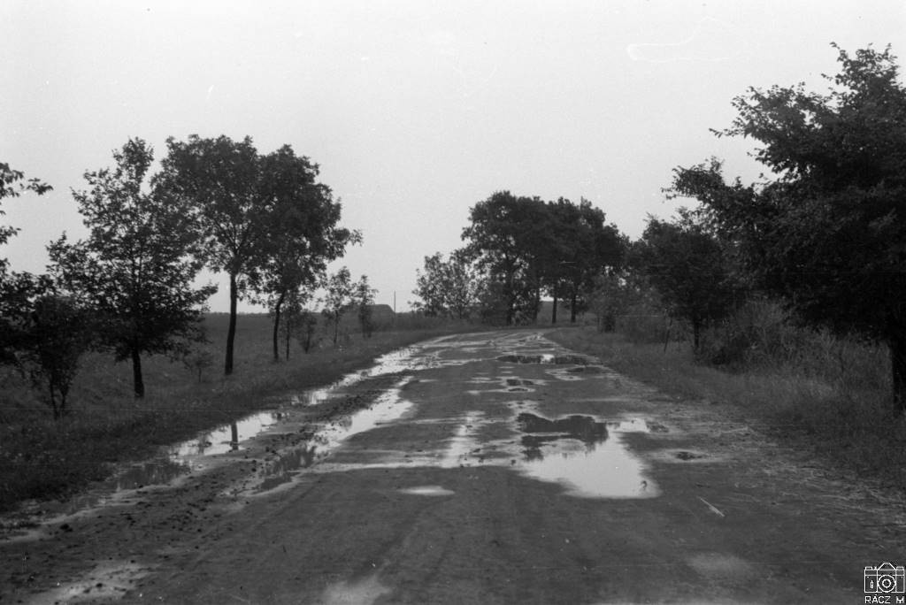 a Tiszai út zivatar után, 1972