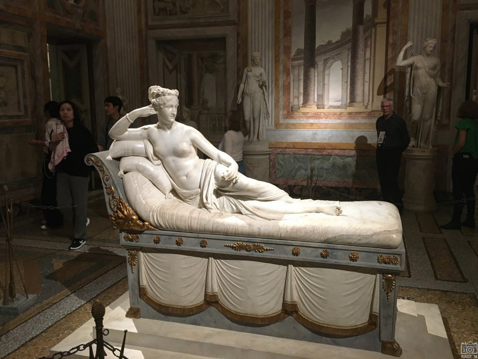 Canova: Pauline Bonaparte, mint Vénusz