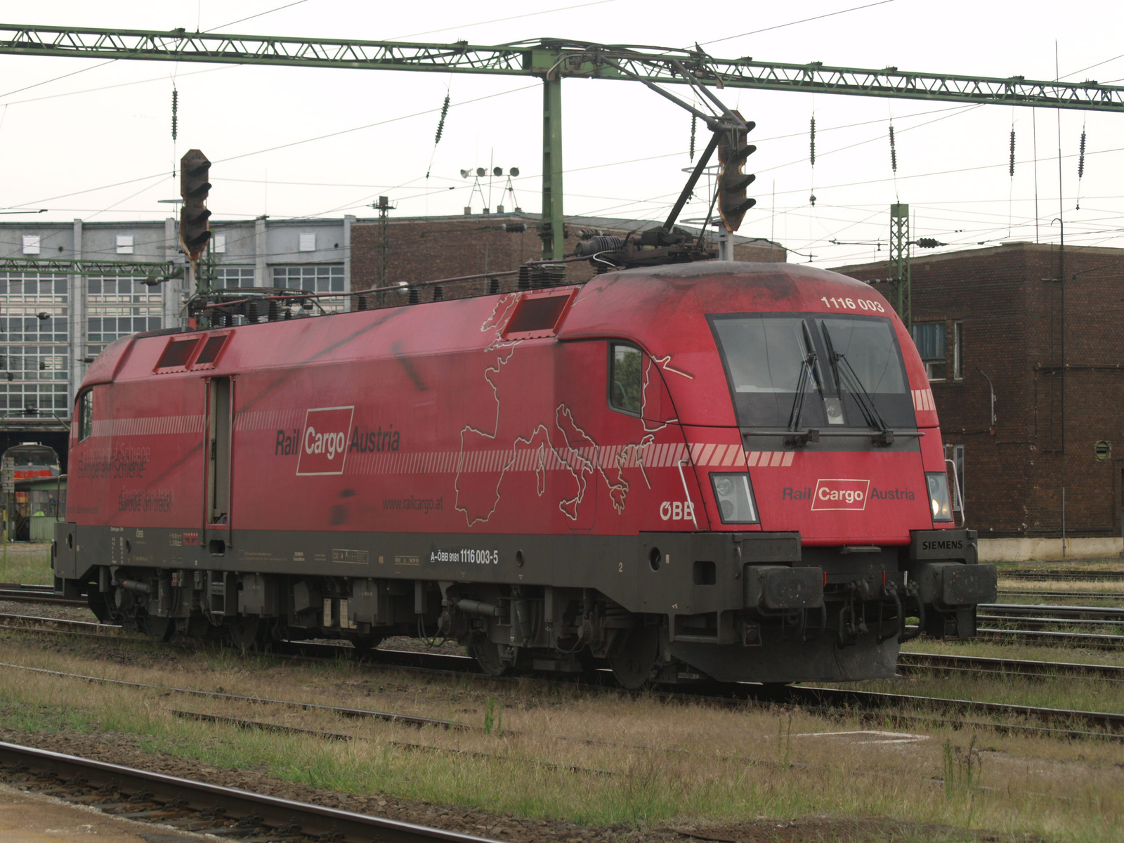 1116 003 Rail Cargo Austria - Székesfehérvár