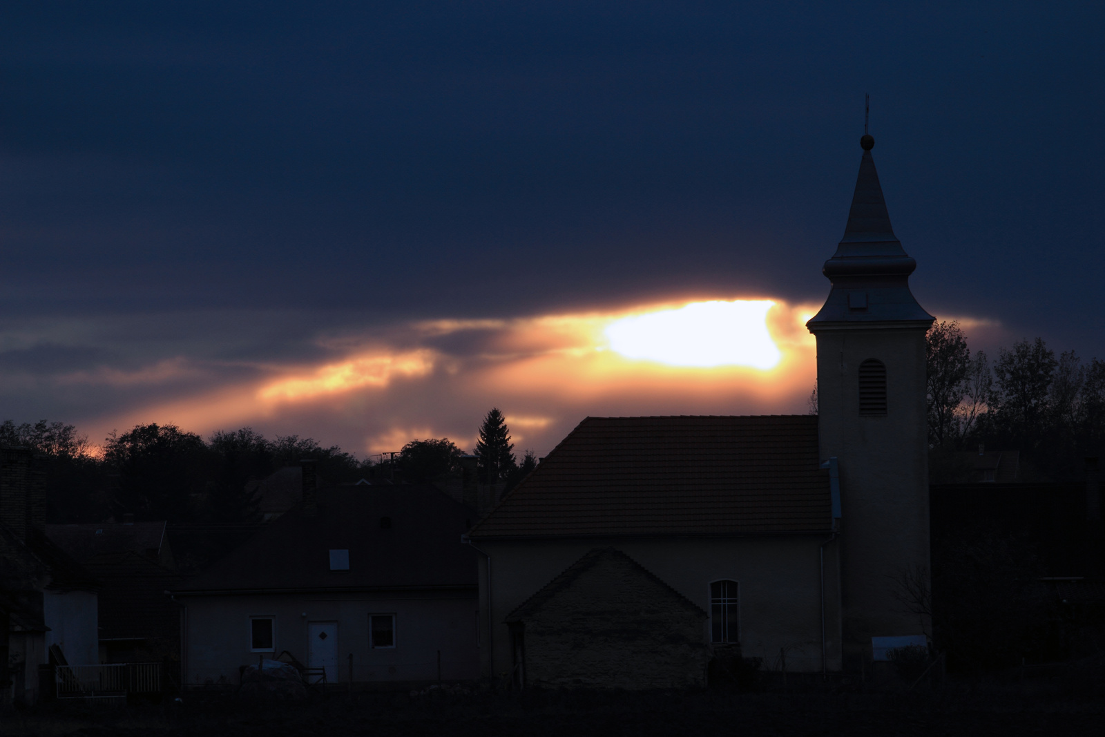 Győrszemerei naplemente