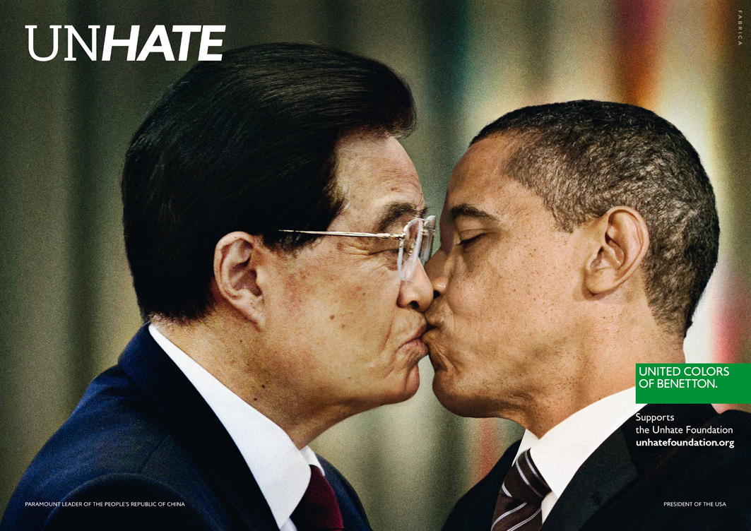 Benetton Unhate OBAMA HU JINTAO DPS