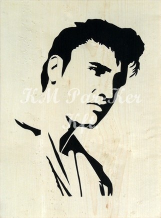 ik00107 Elvis Presley intarzia kep