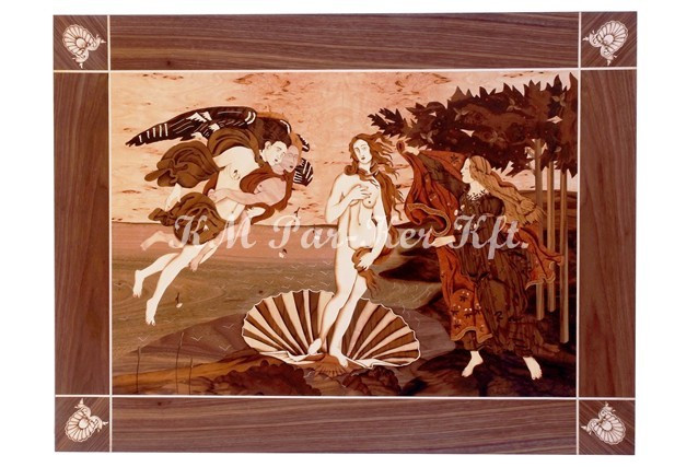 ik00438 Venusz szuletese S Botticelli intarzia kep