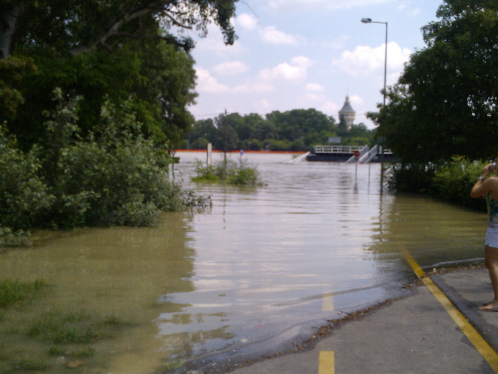 Margit-sziget a Slachta Margit rakpart felől nézve