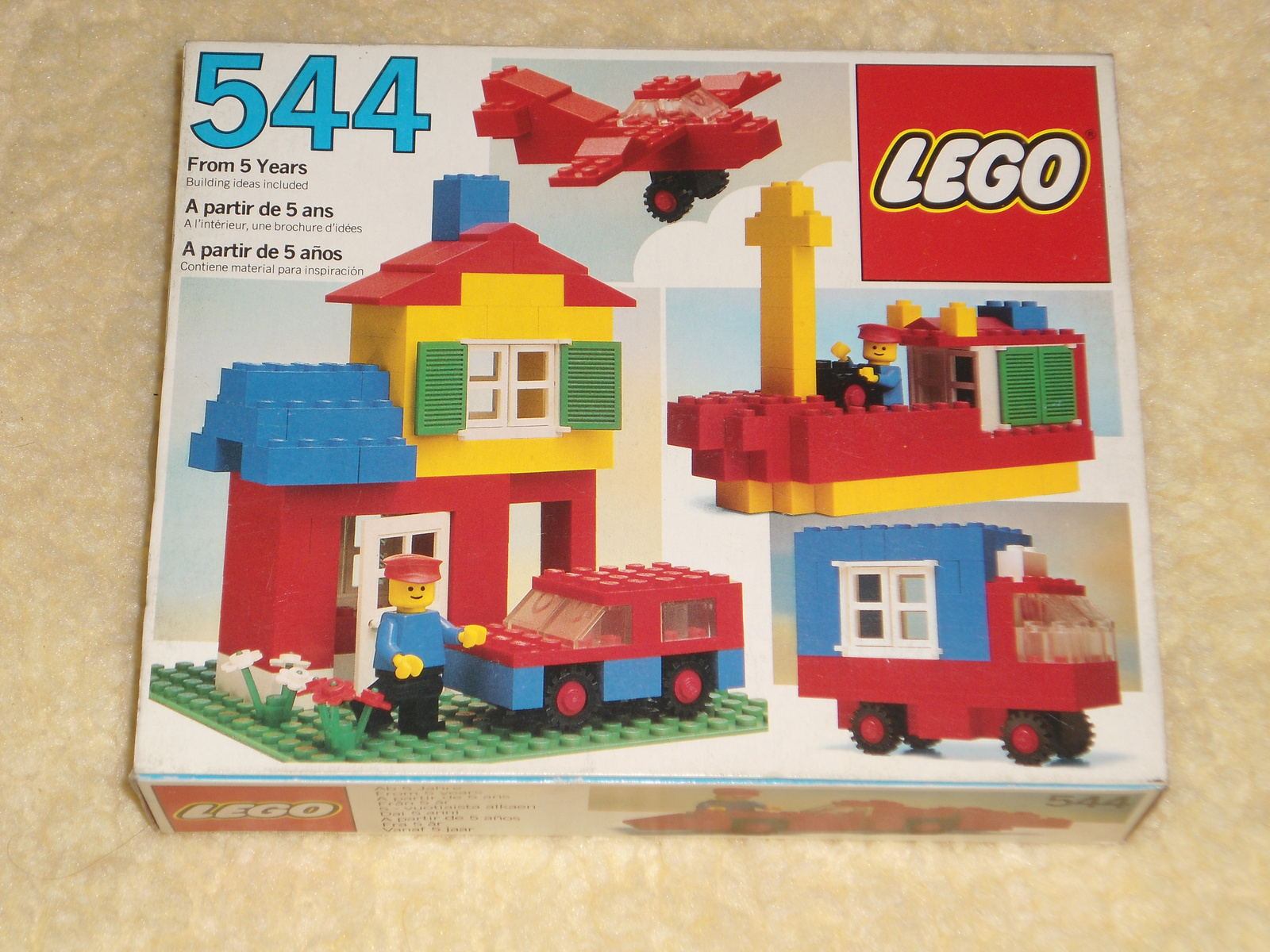 Lego Basic 544 1981 Vintage, bontatlan