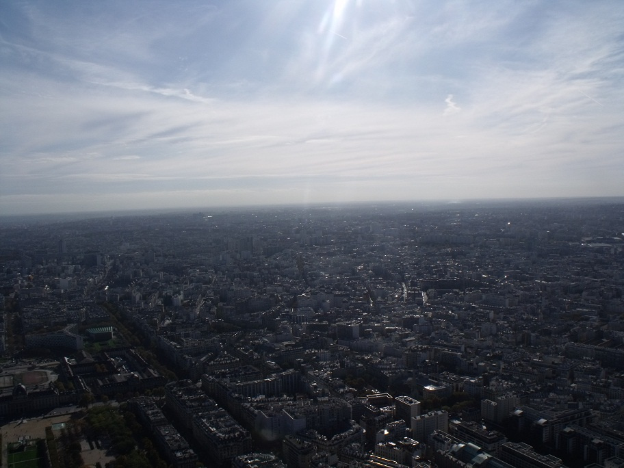 Párizsi látkép az Eiffel toronyból