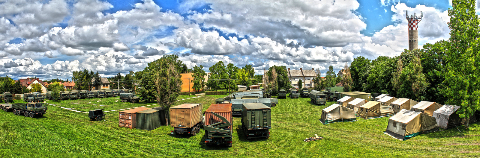 Tábori panoráma/Árvízi védekezés 2013 Tolna megye