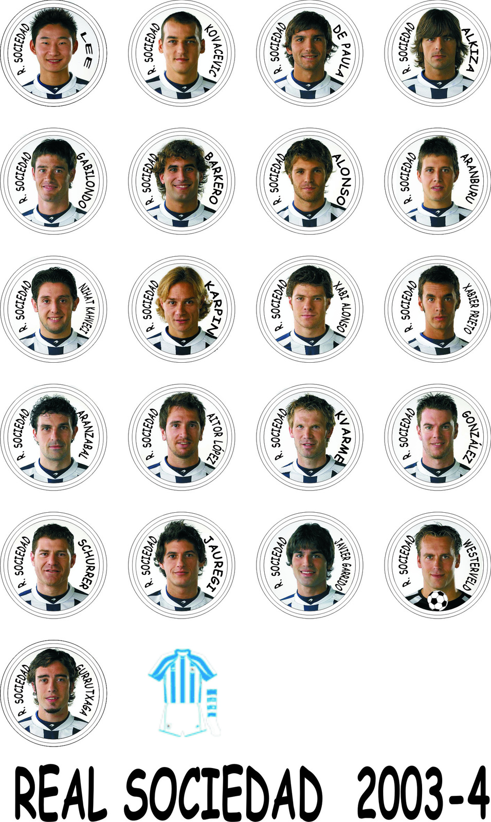 REAL SOCIEDAD kispoharas 2003-4