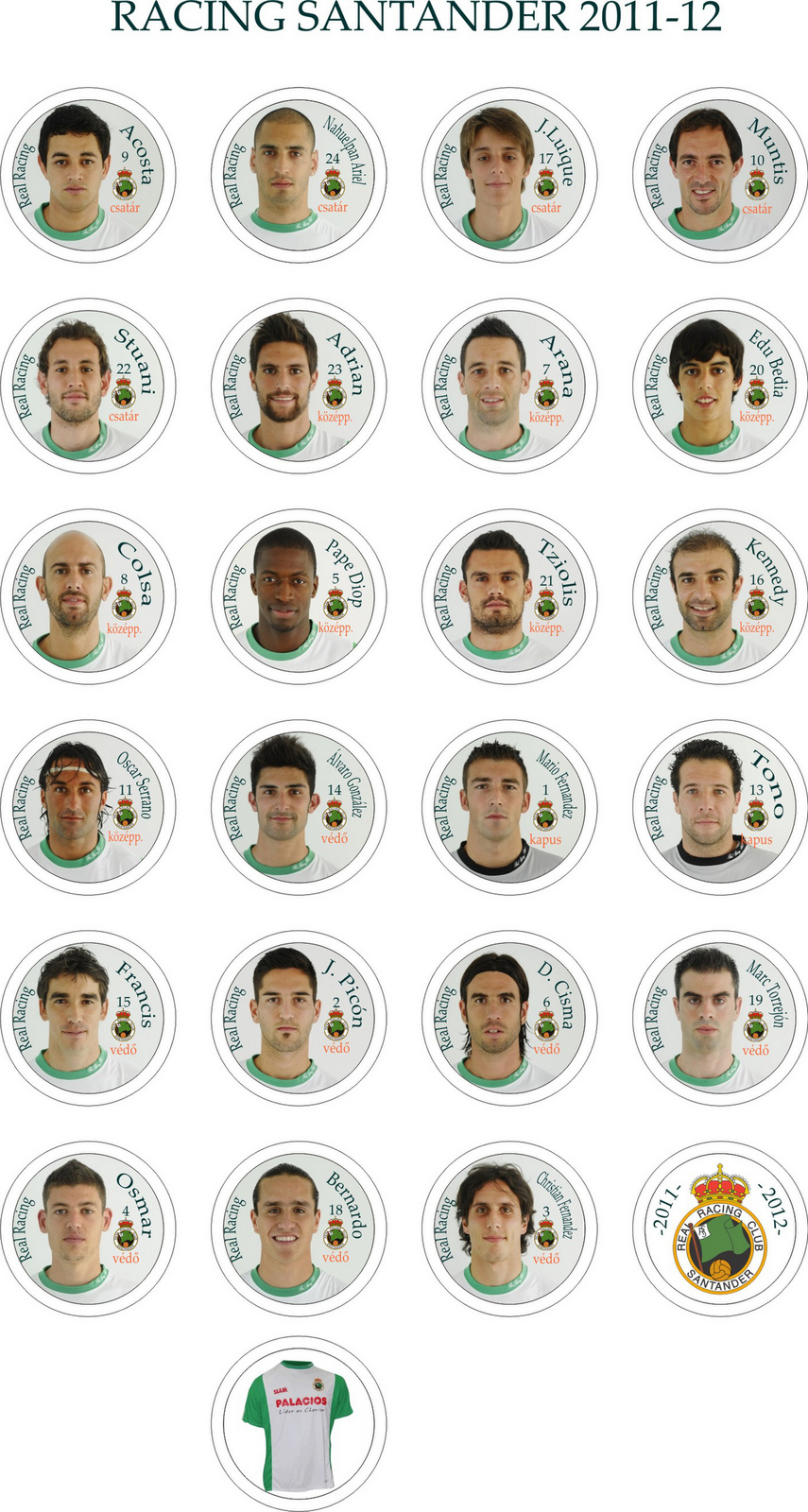 REAL RACING SANTANDER LOGÓVAL