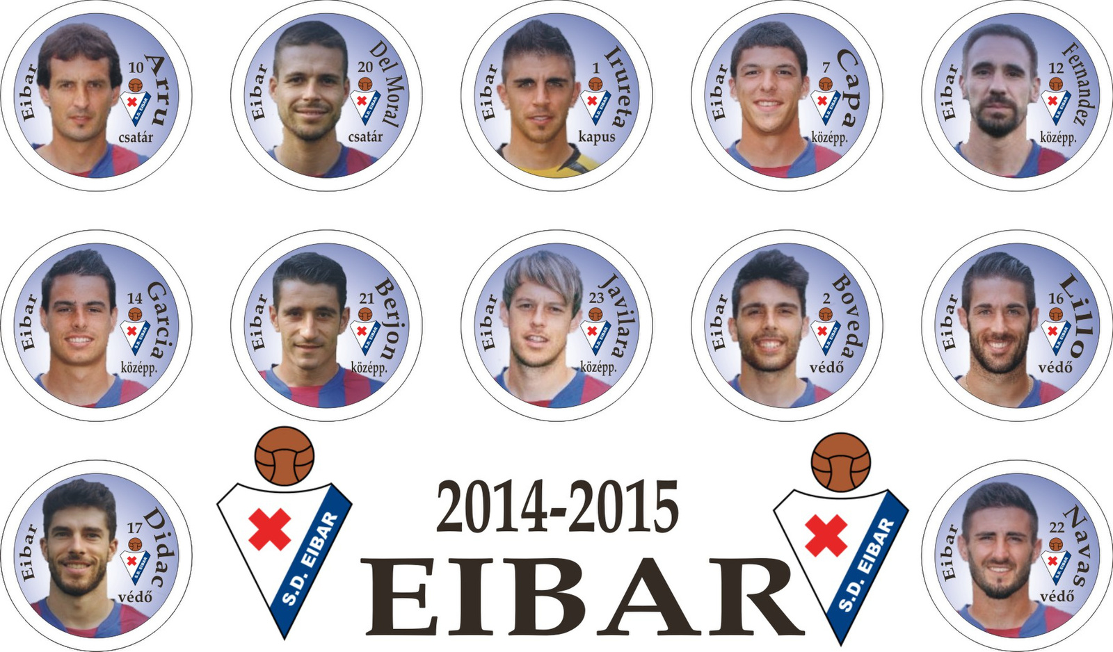 2014-15 EIBAR VASTAG BETŰ
