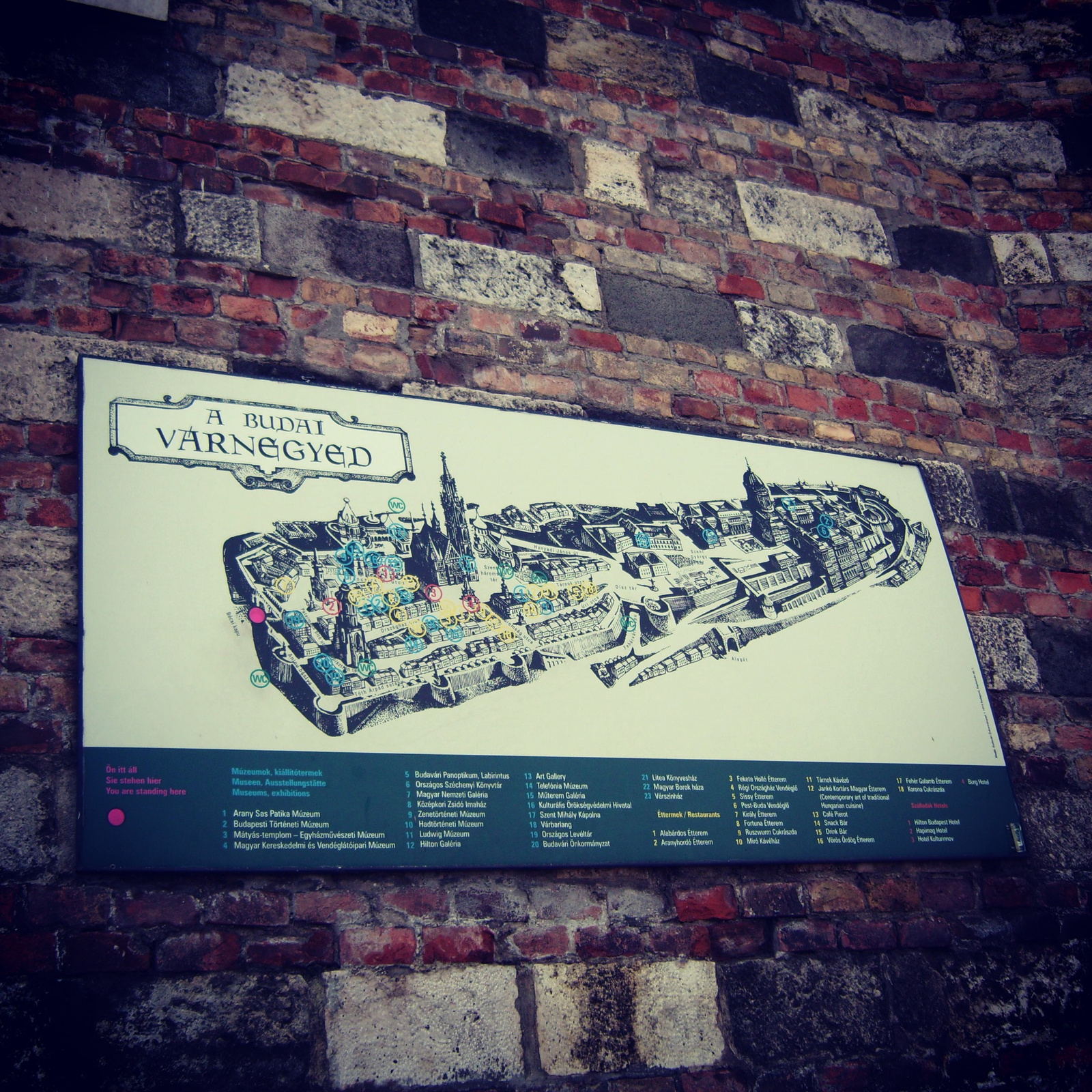 Buda Castle Map