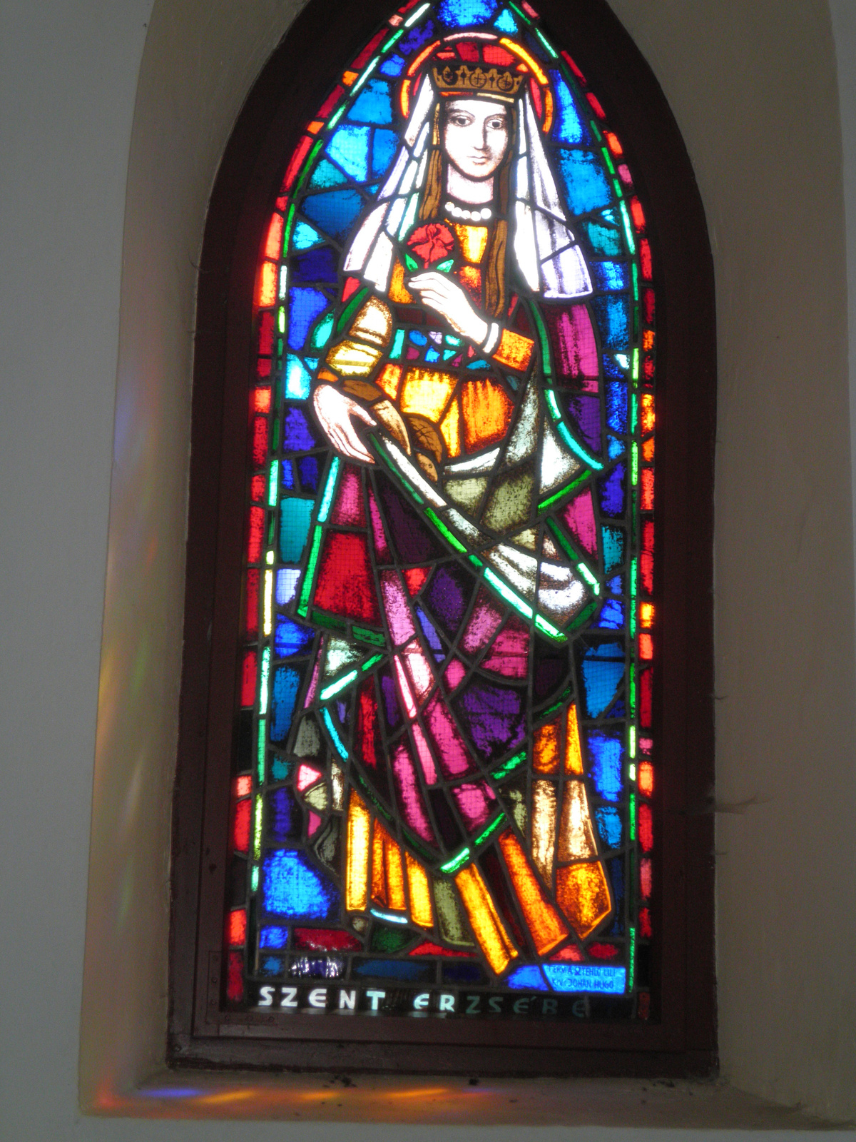 Szent Erzsébet az ablak fényében