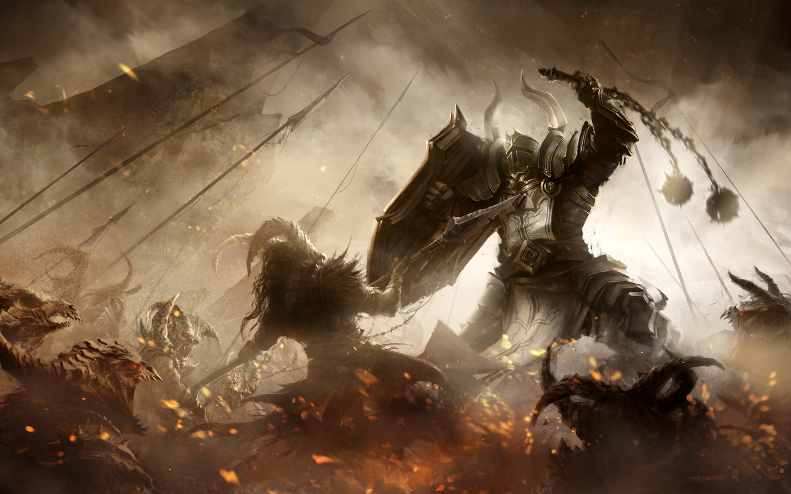 diablo 3 fanart crusader by m hugo-d7a3ush