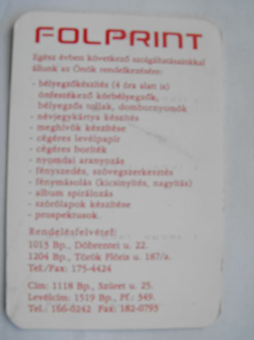 Kártyanaptár-Card Calendar-01-01-06 1994 033