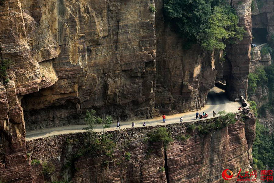 Guoliang cliff corridor China