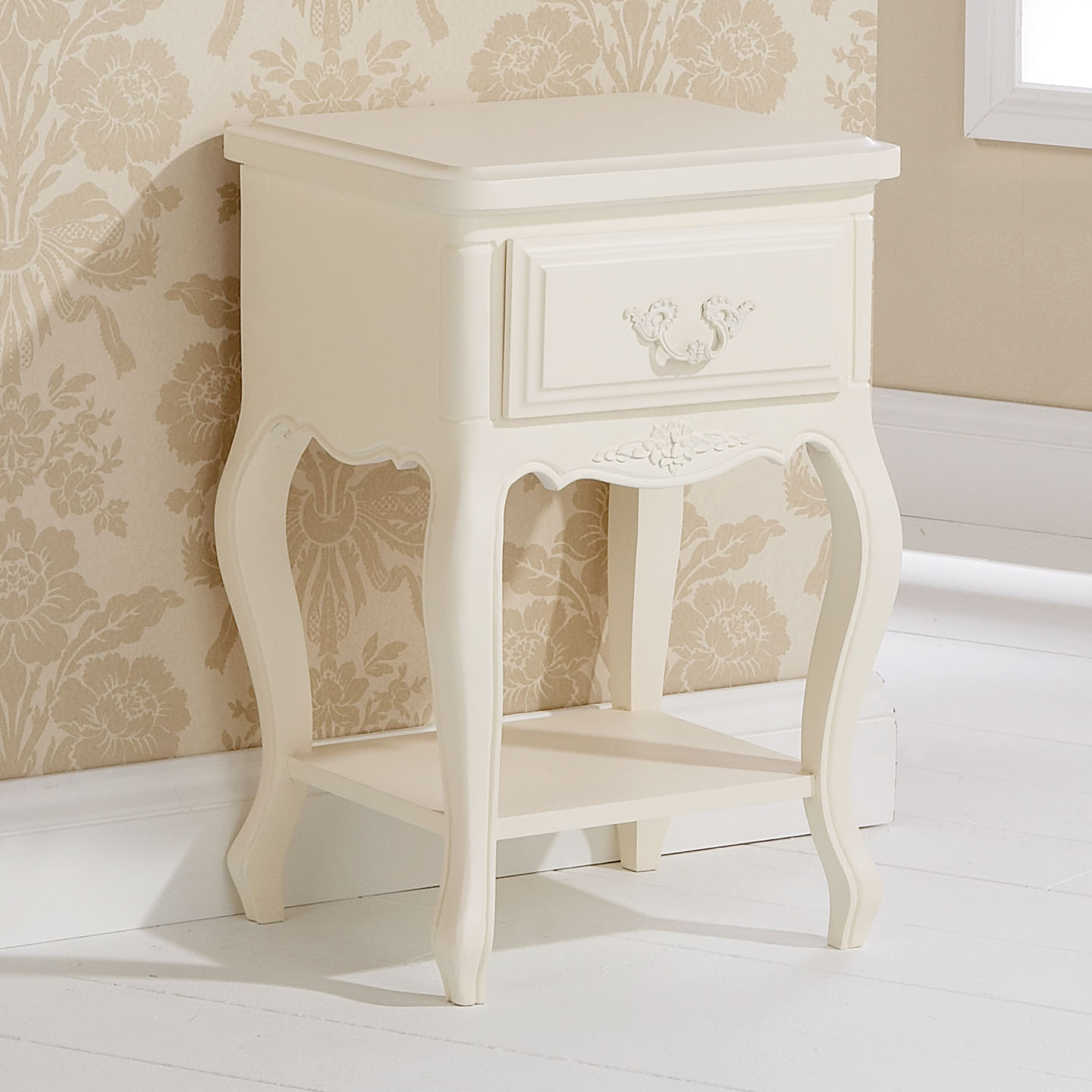 Provencal Bedside Table in Ivory A SS-1