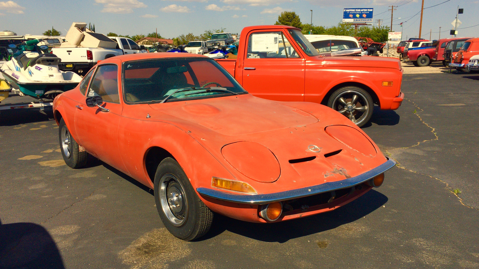 Opel GT rusting away