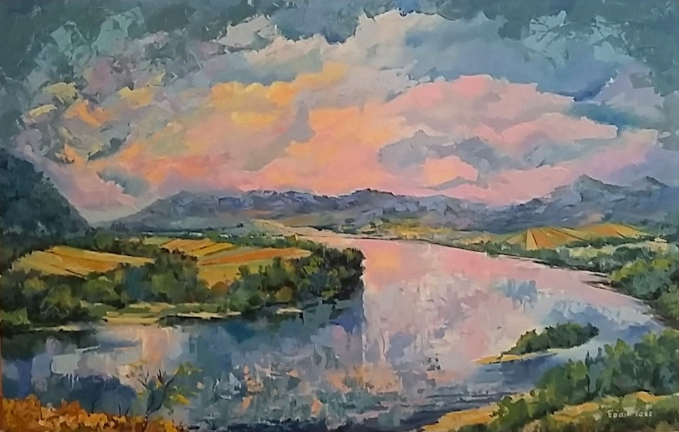 Dunai őssz, Zebegénynél. 45x70